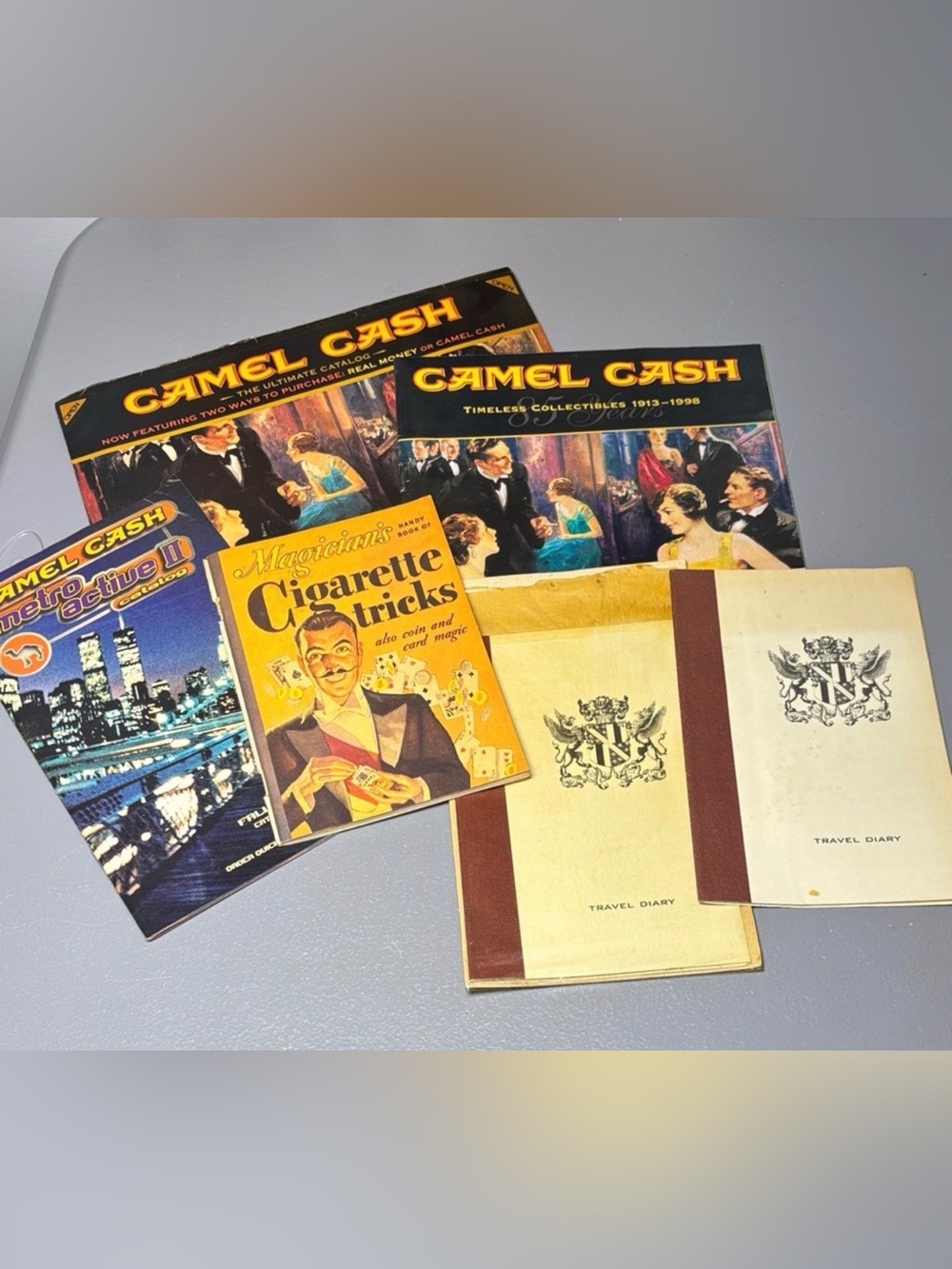 Joe Camel 1990s Advertising booklets, catalogs, travel diary lot